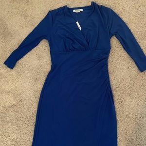 White House Black Market blue dress